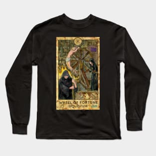 Wheel Of Fortune. Major Arcana Tarot Card. Long Sleeve T-Shirt